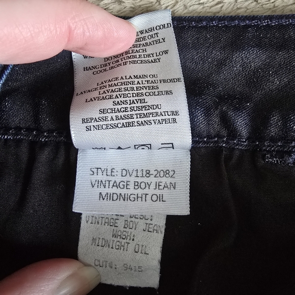 Vince Vintage Boy Jean Midnight Oil size 30 - Picture 11 of 11